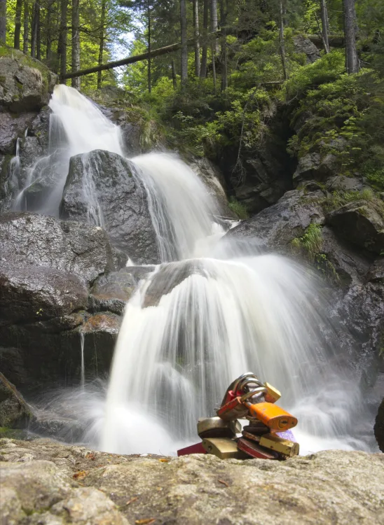 Riesloch-Wasserfalle